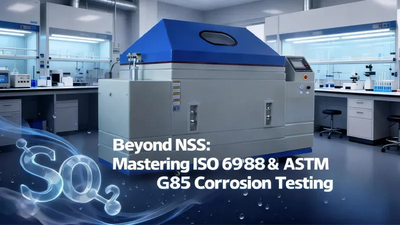 Углубленный анализ ISO 6988 и ASTM G85: как с уверенностью пройти испытания на коррозию в виде SO₂ и кислотного солевого тумана